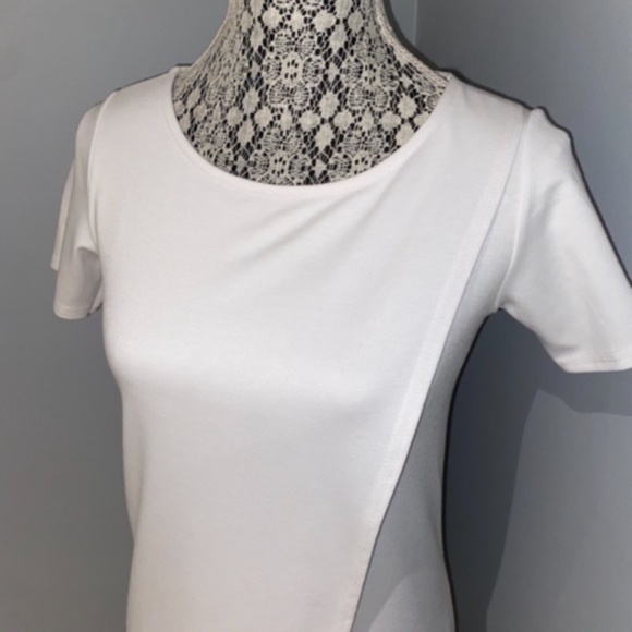 MISSGUIDED Women's Asymmetrical T-Shirt Dress in White (NWOT)│Size Small - Picture 12 of 17